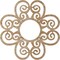 Ekena Millwork Cohen Wood Fretwork Pierced Ceiling Medallion, Red Oak, 36"OD x 12 1/4"ID x 3/8"T CMWP36X36X0375CORO - alternate 5